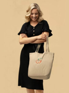 tote bag personnalisé Tunisie coton naturel 140g.